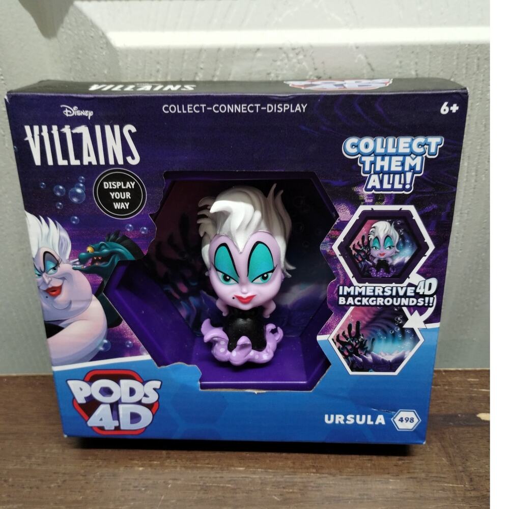 NEW Disney Villains URSULA Little Mermaid #498 PODS 4D Immersive Background